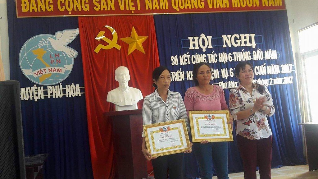 Hội LHPN huyện Phú Hòa sơ kết công tác Hội 6 tháng đầu năm
