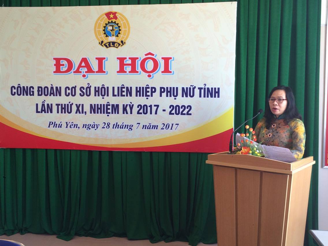 Đại hội Công đoàn cơ sở Hội LHPN tỉnh khóa XI, nhiệm kỳ 2017-2022